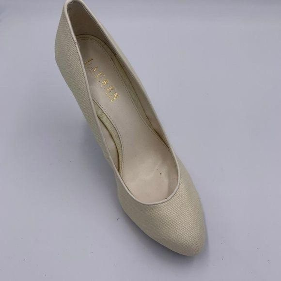 Lauren Ralph Lauren Shoes - Ralph Lauren Cream Pumps‎